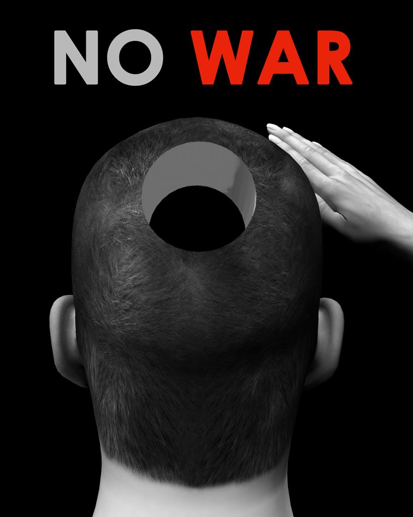 No War, hole in the head